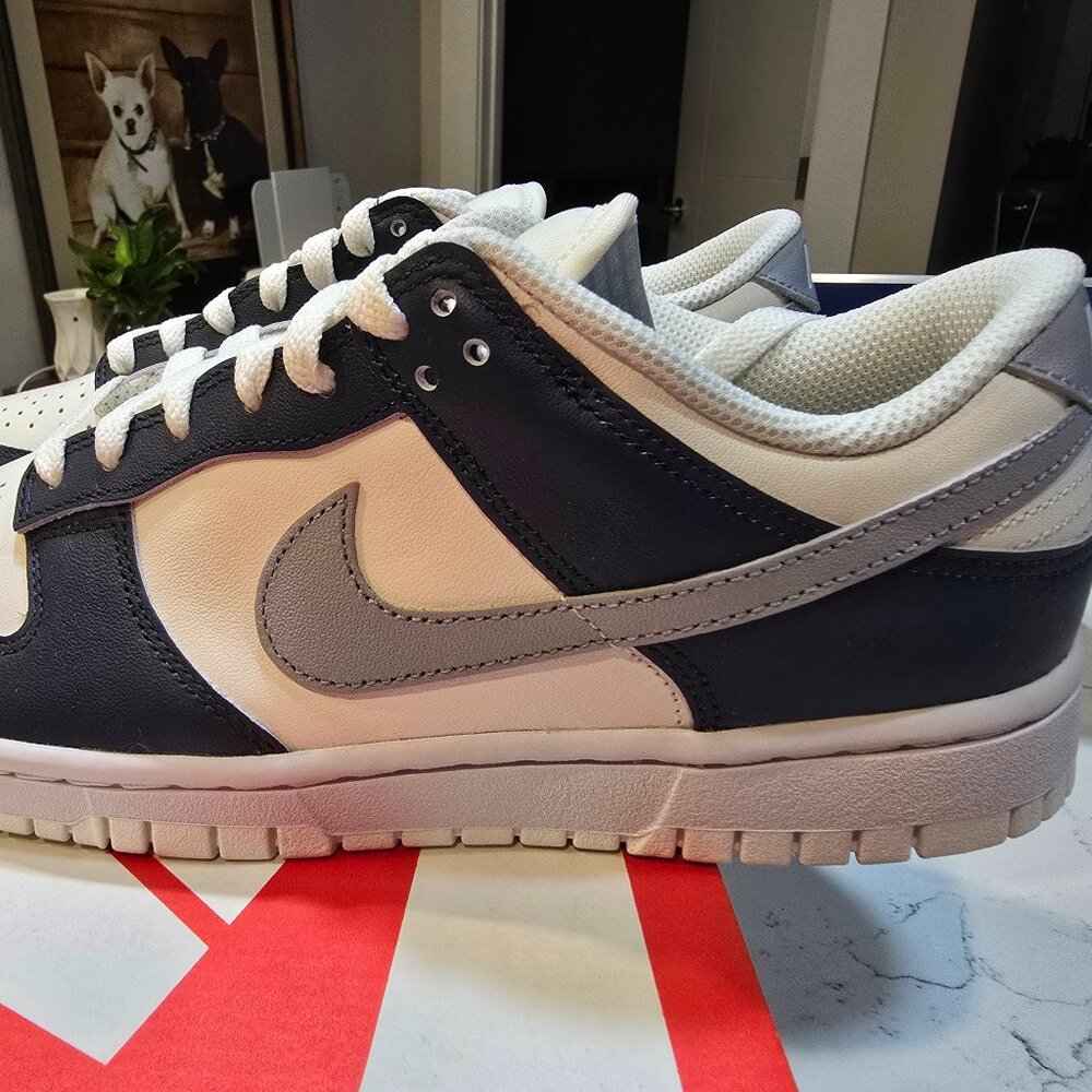 Nike Dunk Low Sail-Wolf Grey-White-Blue Womens Sz 8 US HV2390 100 Sneakers NEW